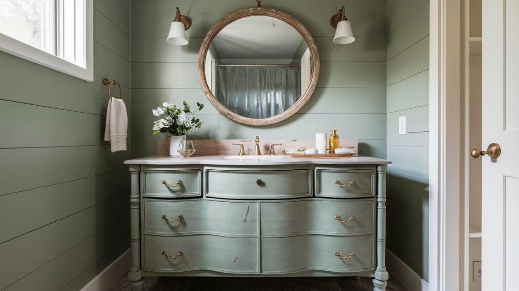 Repurposed vintage furniture