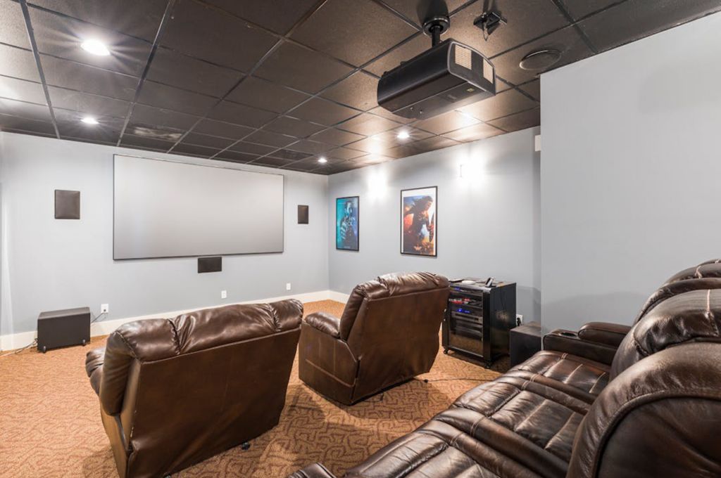 Home theater room