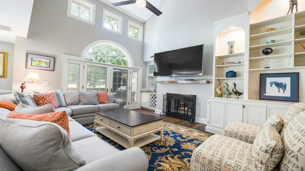 contemporary living room interior