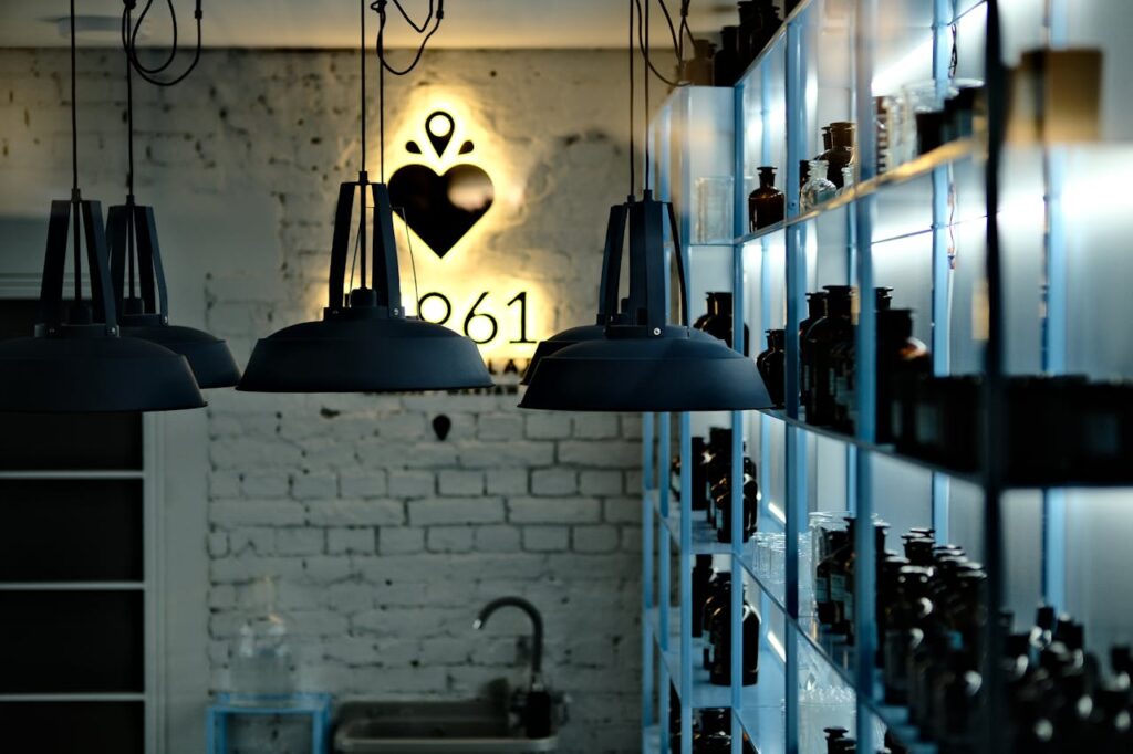 Modern industrial interior 