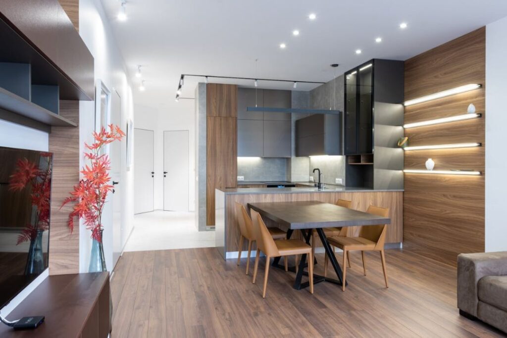 modular home interior