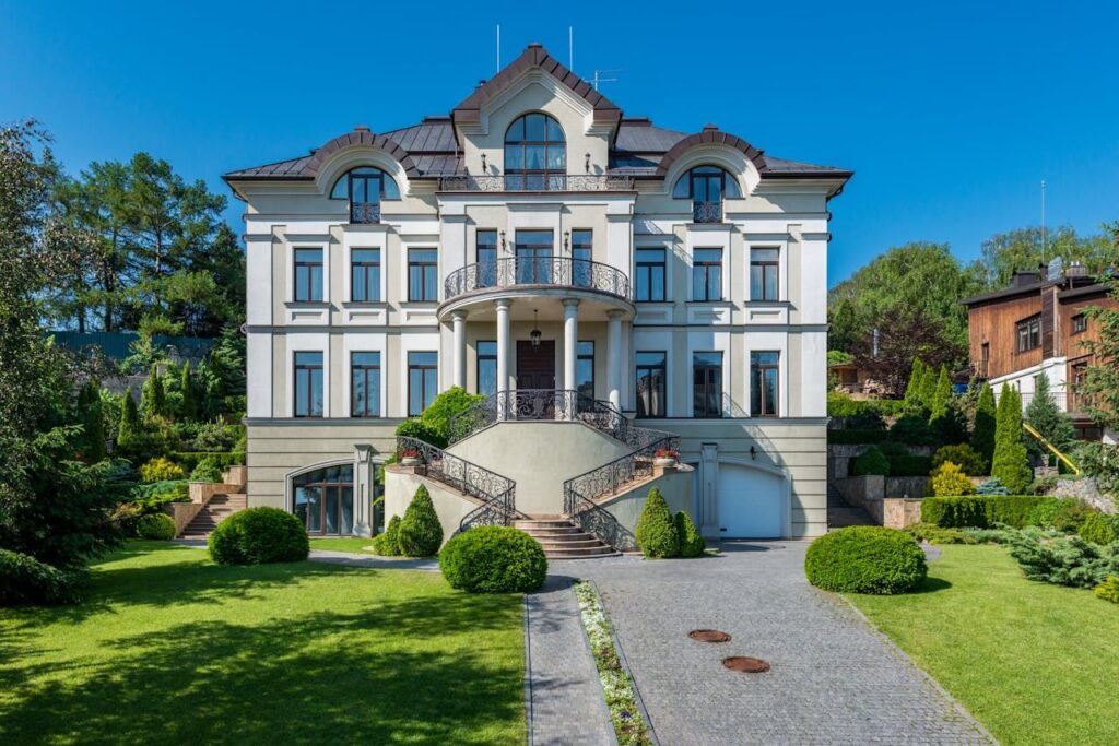 classical house exterior