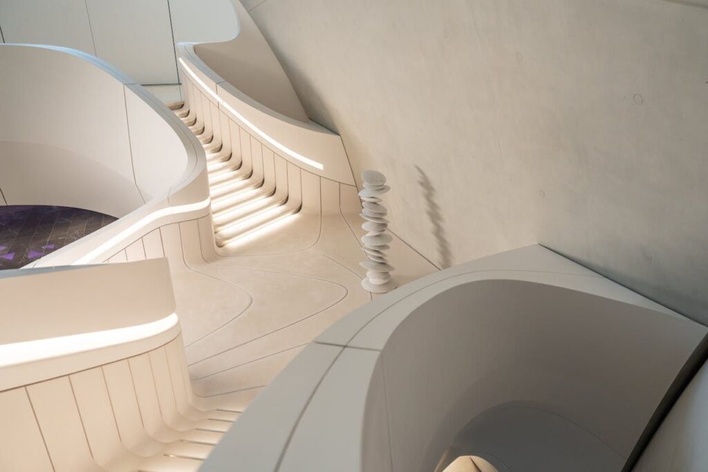 curved stairs