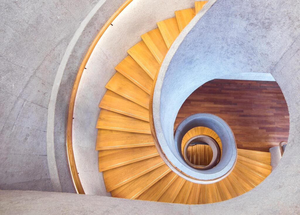 spiral stairs