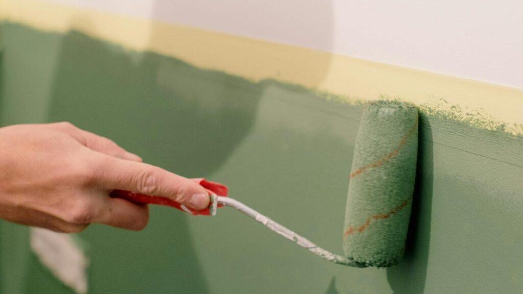 Painting a wall
