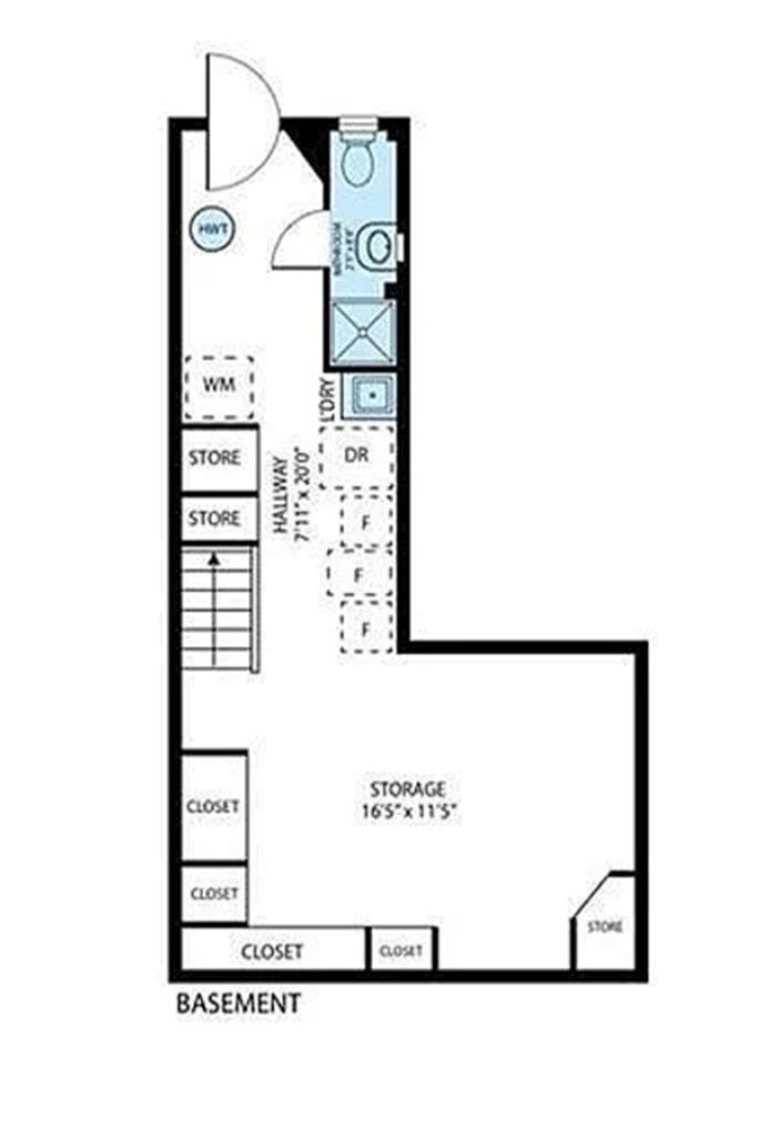 middle village NY basement plan