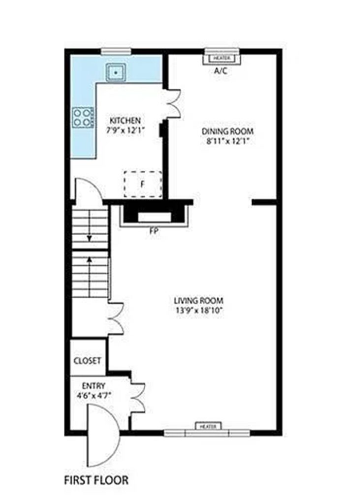 middle village NY first floor plan