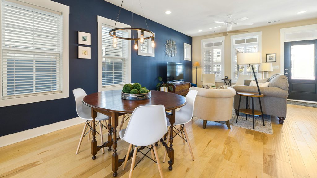 A Dining Area Near the Living Room