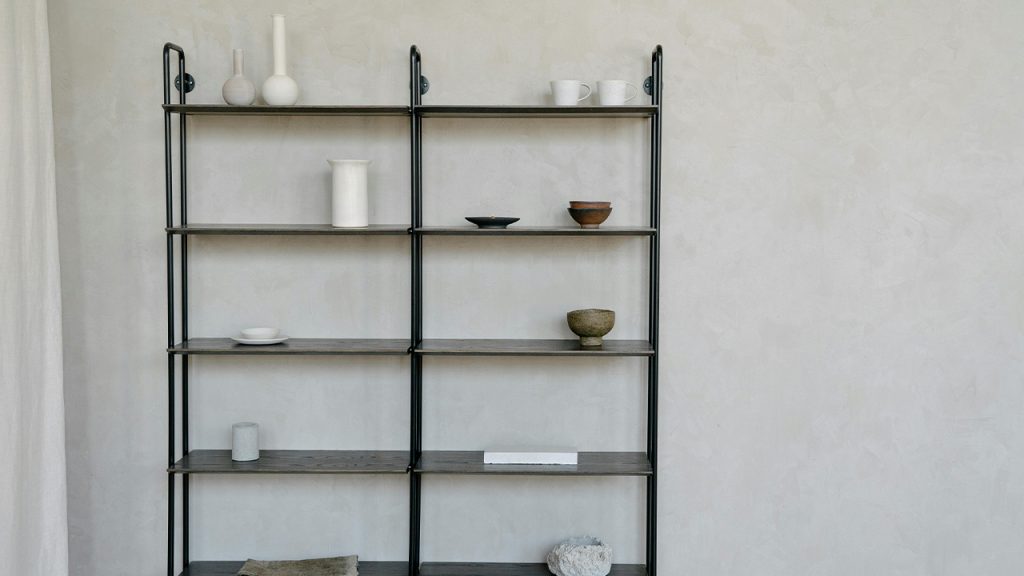 vertical shelves