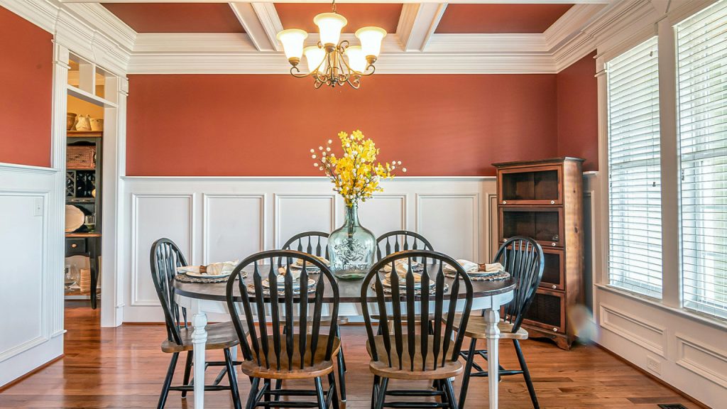 An Interior of a Dining Room
