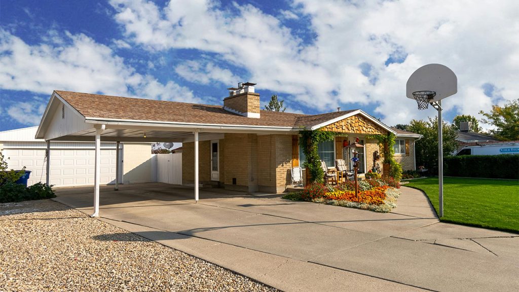 A House With a Basketball Ring