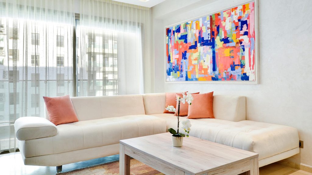 Interior of a Modern Living Room