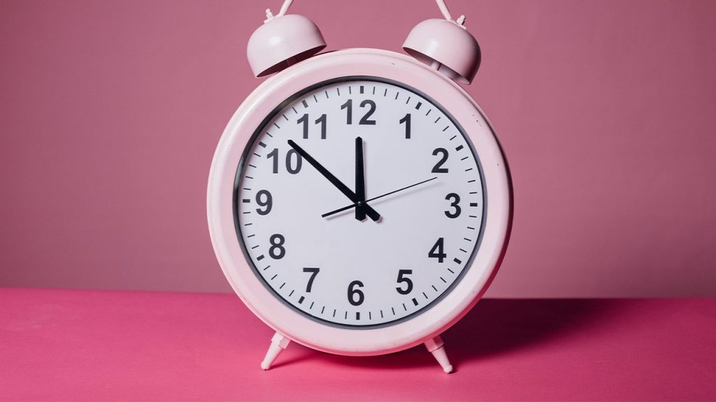 Pink Alarm Clock
