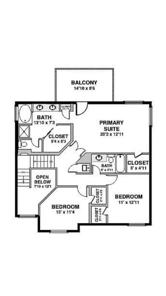 Functional and Cozy Upstairs Layout