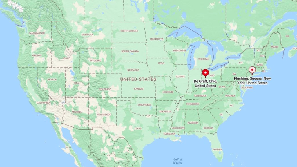 Where is De Graff, OH?