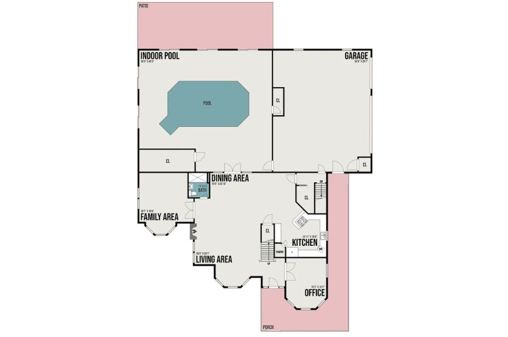 Spacious Ground Floor with Indoor Pool