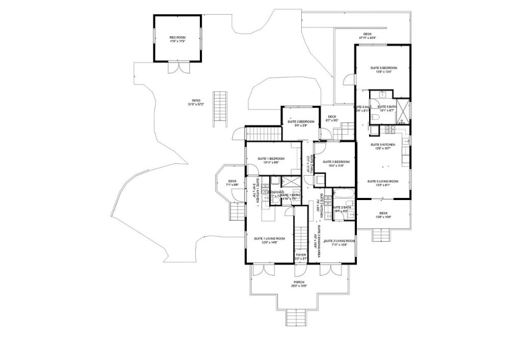 Ground Floor with Guest Suites