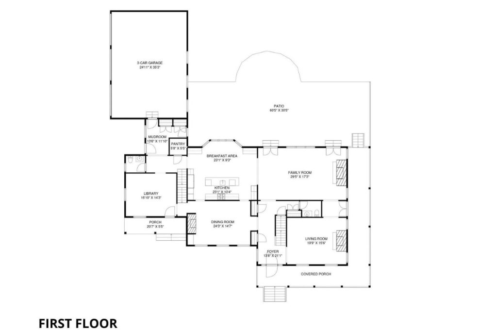 Spacious and Elegant First Floor Layout