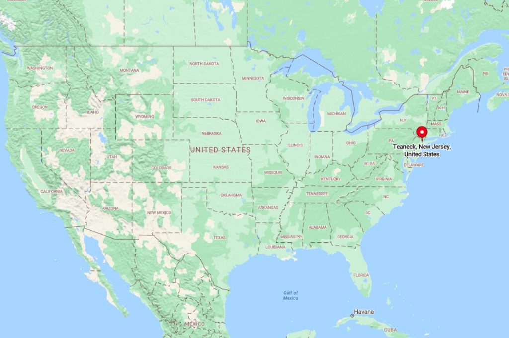 Where is Teaneck, NJ?