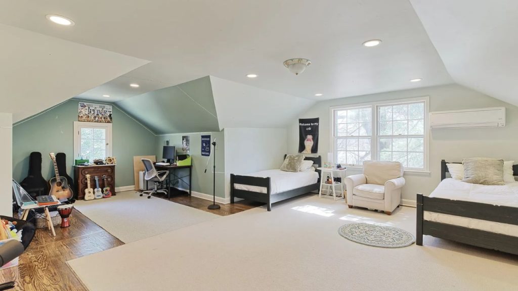 Spacious Attic Retreat