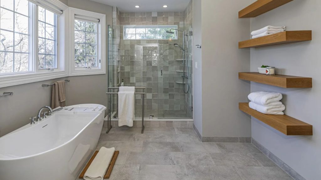 Modern Spa-Inspired Bathroom
