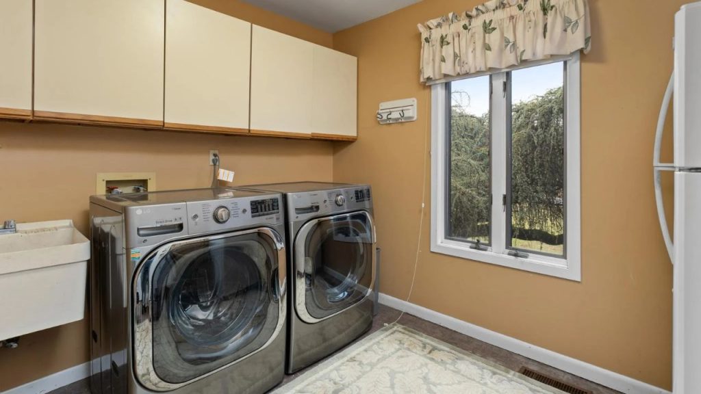 Efficient Laundry Room with Storage