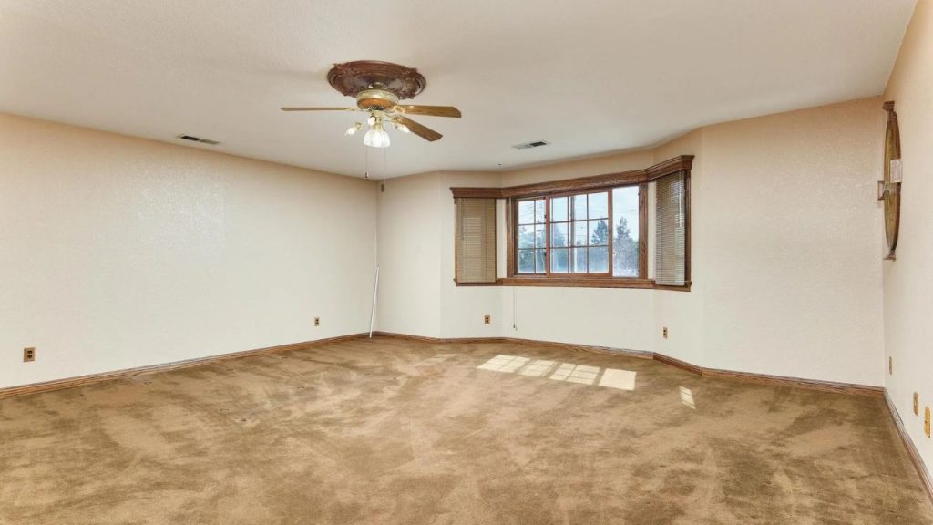 Spacious Bedroom with Bay Window