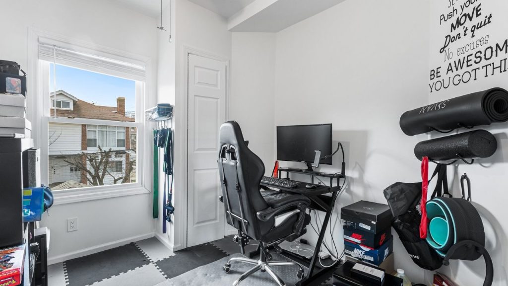 Versatile Workspace and Fitness Corner