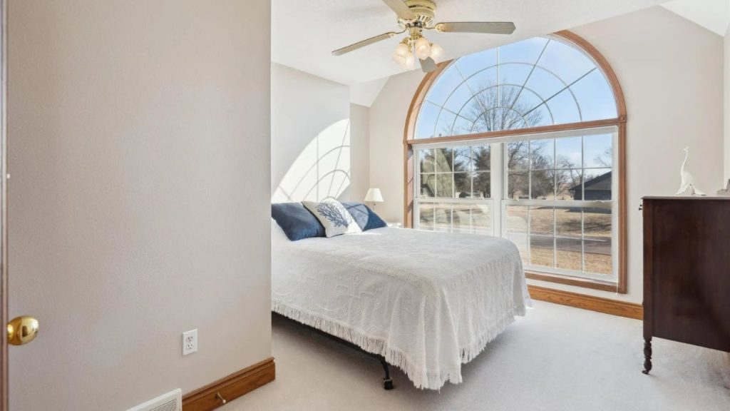 Bright Bedroom with Scenic Views