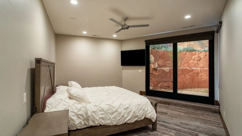 Bedroom with a Scenic View