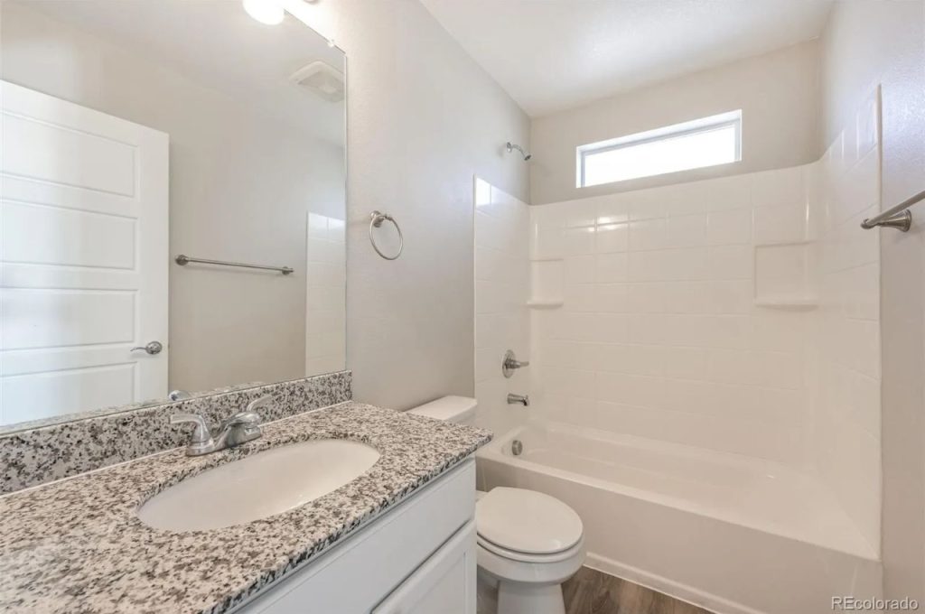 Modern Bathroom with Granite Vanity