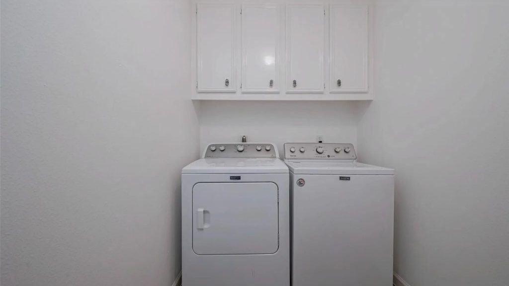 Efficient Laundry Room with Storage