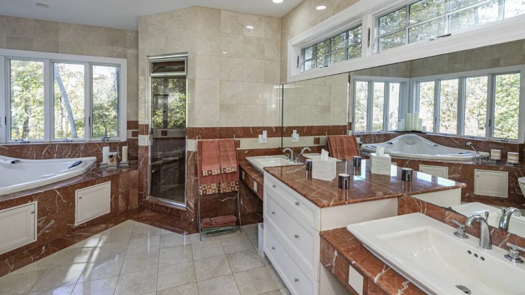 Luxurious Marble Spa-Inspired Bathroom