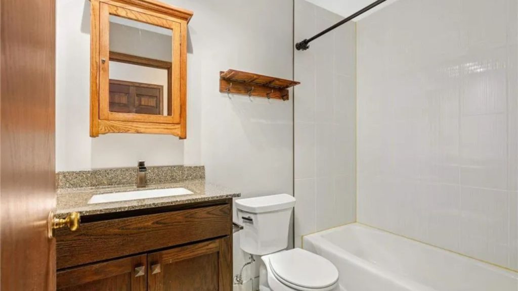 Stylish Bathroom with Rustic Touches