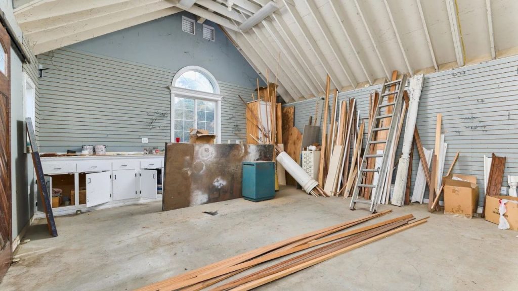 Spacious Attic with Workshop Potential