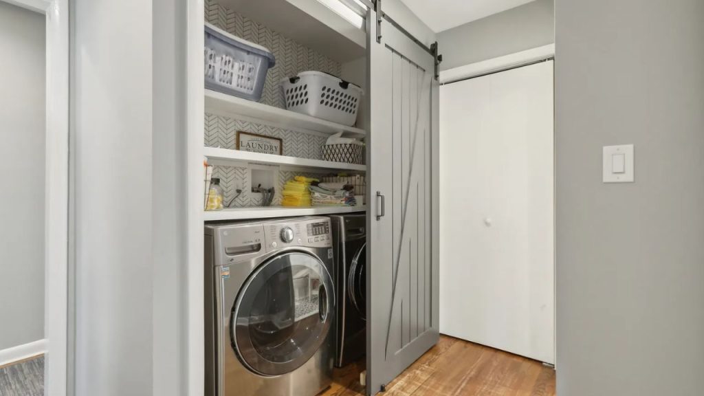 Stylish and Functional Laundry Nook