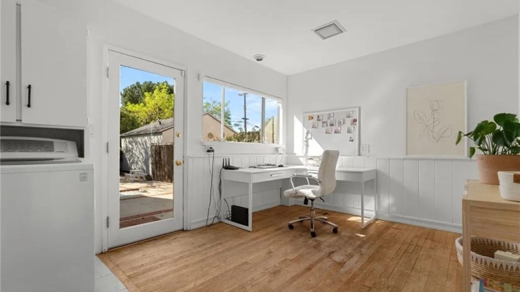 Home Office with natural light