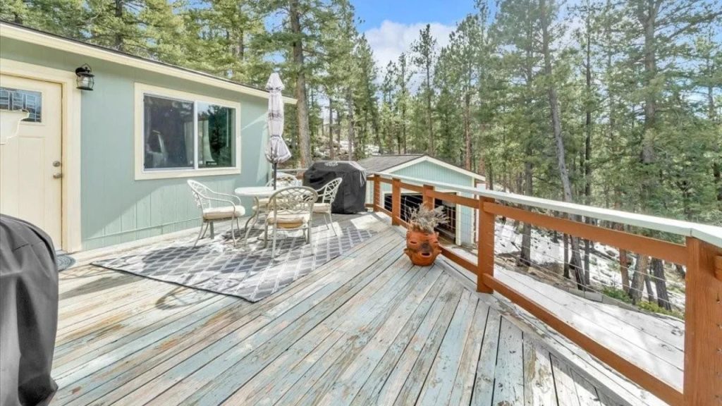 Spacious Deck with Forest Views