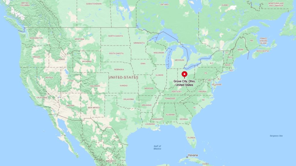 Where is Grove City, Ohio?