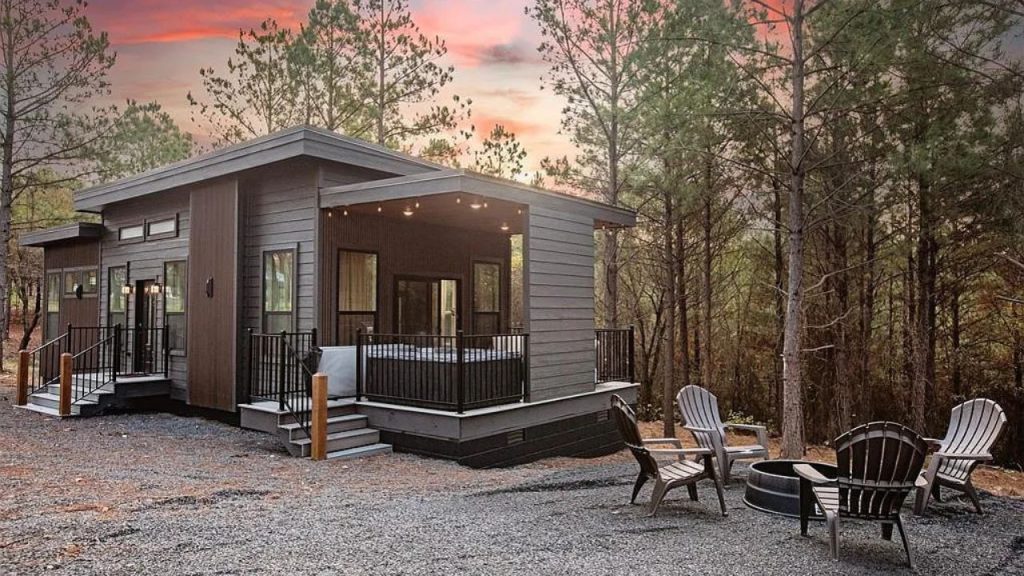 Modern Cabin with Spacious Front Porch
