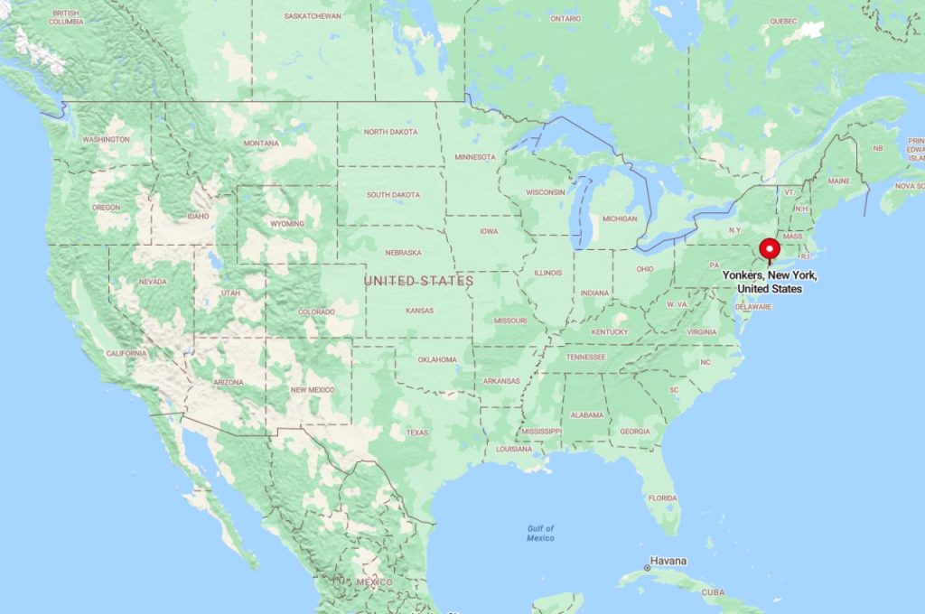 Where is Yonkers, NY?
