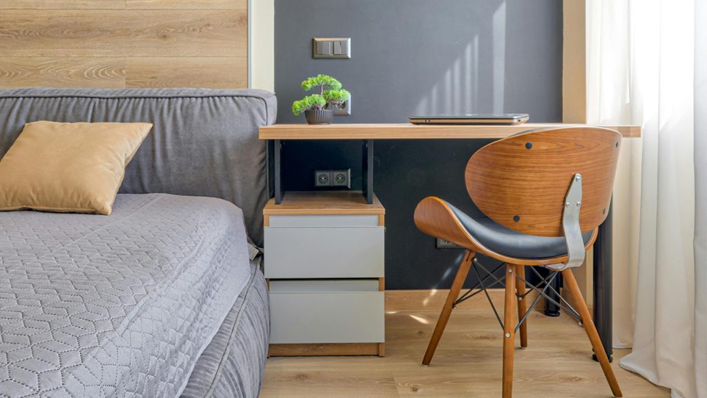 Brown Wooden Chair Beside Brown Wooden Table