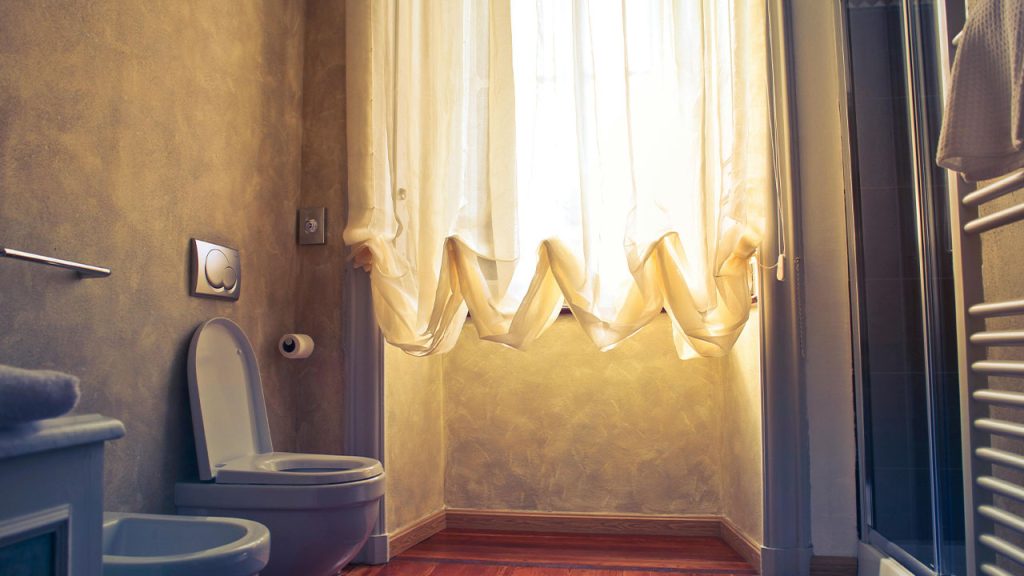 White Ceramic Toilet Bowl