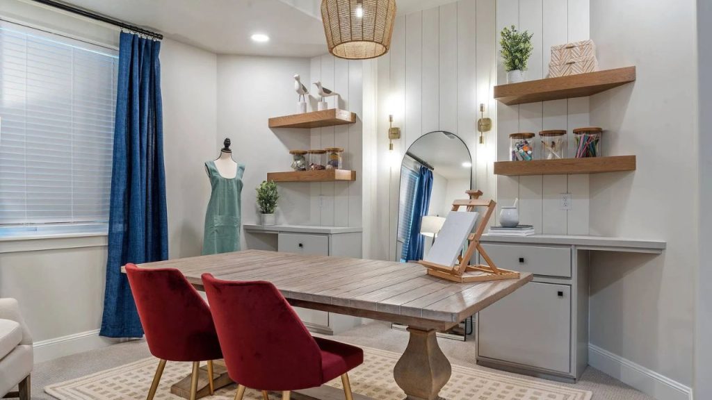 Stylish and Functional Crafts Room
