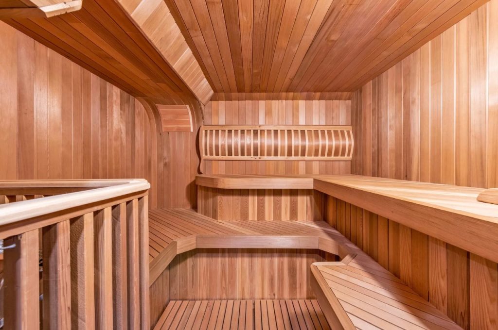 Luxury Wooden Sauna for Relaxation