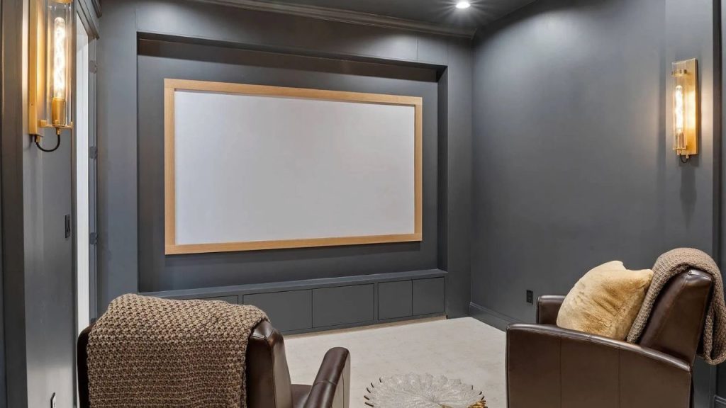 Stylish Modern Home Theater