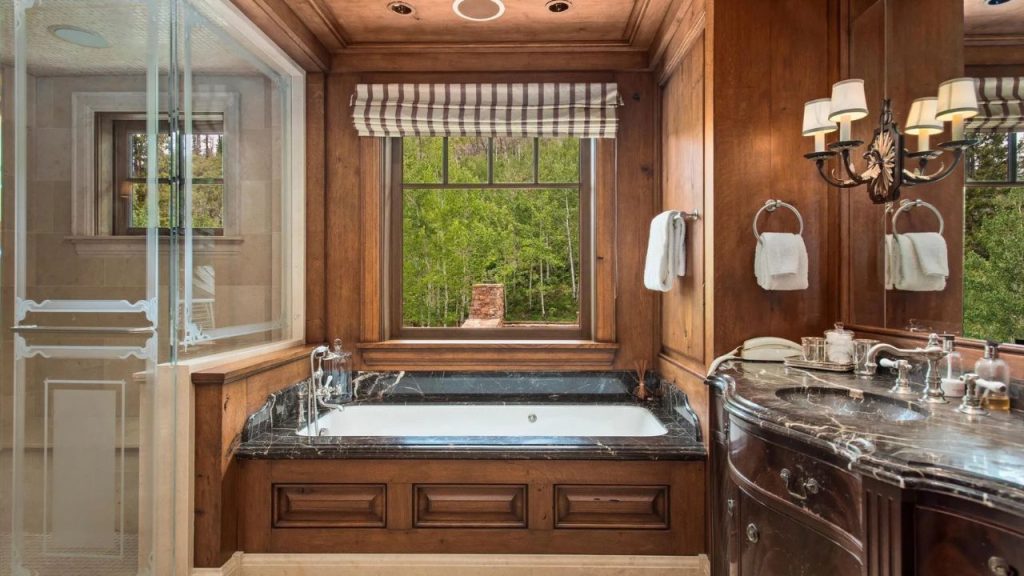 Rustic Elegance with Marble Accents