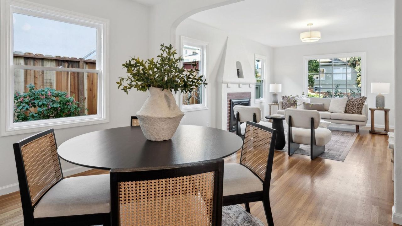 Inside a 1939 Oakland Bungalow With Vintage Charm, Studio, and Flowering Yard (Floor Plan Inside)