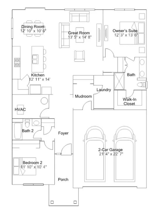 Explore This Contemporary Craftsman With Vaulted Ceilings, 2 Bedrooms, and Walkout Basement Potential (Floor Plan Inside)