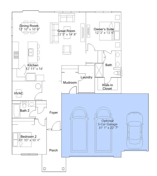 Explore This Contemporary Craftsman With Vaulted Ceilings, 2 Bedrooms, and Walkout Basement Potential (Floor Plan Inside)
